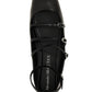 Alexander McQueen Leather Strap Ballet Flats
