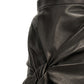 Alexander McQueen Maxi Bow Leather Skirt