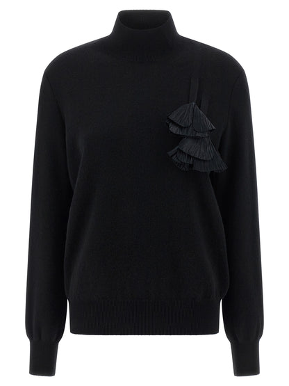 Ferragamo Floral Insert Sweater