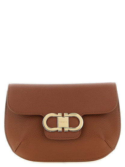 Ferragamo Double Gancini Mini Crossbody Bag