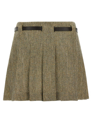 Ferragamo Gancini Belt Skirt