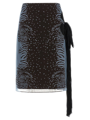 Ferragamo Georgette Skirt