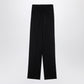 Saint Laurent Black wool wide trousers