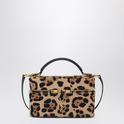 Saint Laurent Saint Laurent Leopard-print pony leather GABY Vanity bag