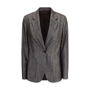 Brunello Cucinelli Lurex fabric Blazer