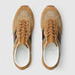 Gucci Men's Re-Motion Suede Sneaker Camel