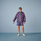 Gucci Double G Anchor Print Fabric Jacket