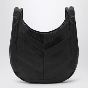 Valentino Garavani Valentino Garavani Small Hoboho bag in black chevron-pattern nappa