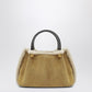 Valentino Garavani Valentino Garavani VLogo Small beige suede bag