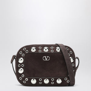 Valentino Garavani Valentino Garavani Nellcôte bag brown in suede with studs and rivets