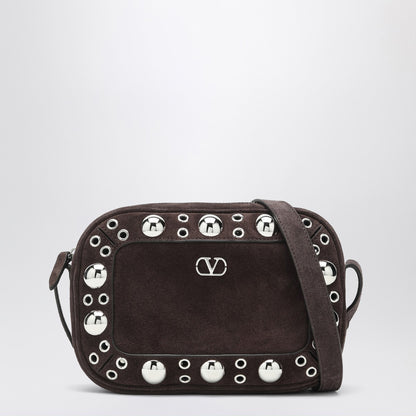 Valentino Garavani Valentino Garavani Nellcôte bag brown in suede with studs and rivets
