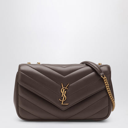 Saint Laurent Saint Laurent Medium LouLou grey leather bag
