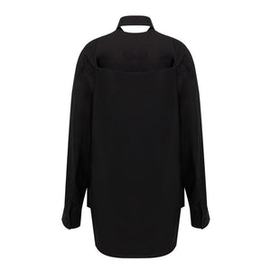 Balenciaga Black Cotton Long