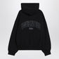 Balenciaga Washed black Flipped Uni Regular Fit zip hoodie