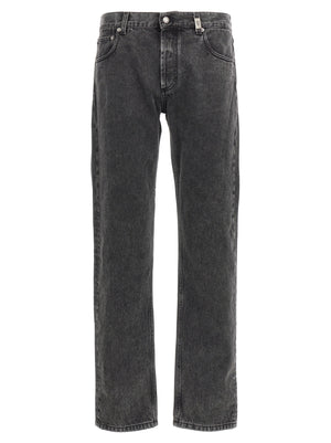 Alexander McQueen Metal Plate Jeans