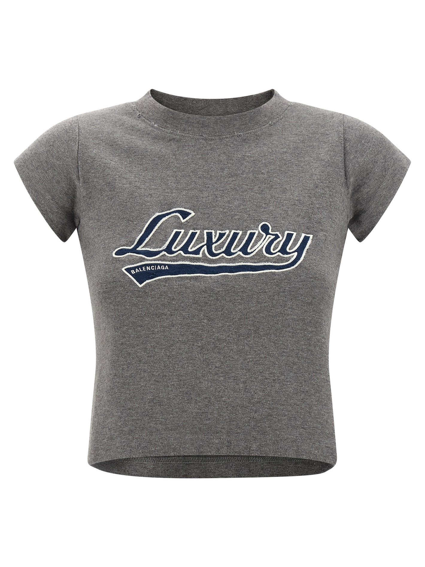 Balenciaga Shrunk Luxury Script T-shirt