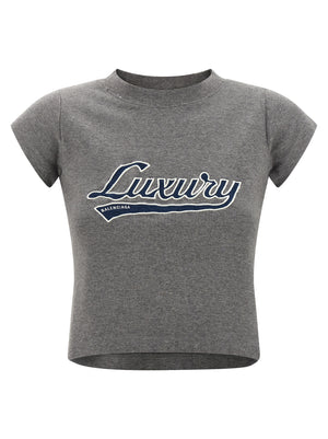 Balenciaga Shrunk Luxury Script T-shirt