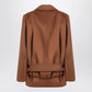 Saint Laurent Camel wool short coat