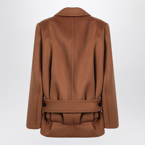 Saint Laurent Camel wool short coat