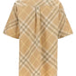 Burberry Logo Embroidery Check Shirt