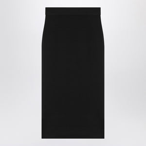 Saint Laurent Black wool pencil skirt
