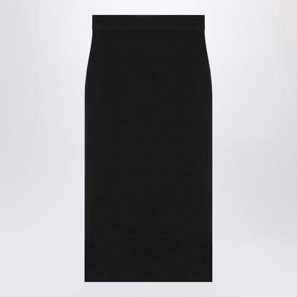 Saint Laurent Black wool pencil skirt