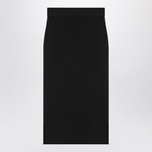 Saint Laurent Black wool pencil skirt