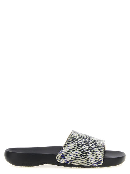Burberry Dive Check Sandals