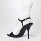 Balenciaga Avenue Sock black sandal in patent leather and mesh