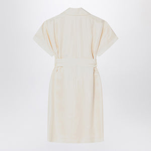 Burberry Ivory trench dress in viscose