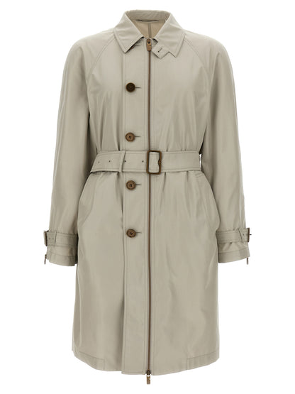Burberry Car Coat Silk