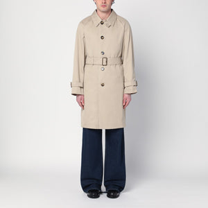 Burberry Beige cotton trench coat with belt