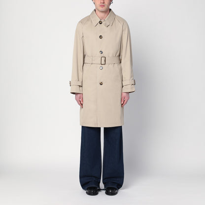 Burberry Beige cotton trench coat with belt