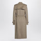 Burberry Beige mélange double-breasted cashmere coat