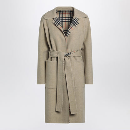 Burberry Sand reversible wool coat