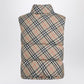 Burberry Check-pattern padded gilet with zip