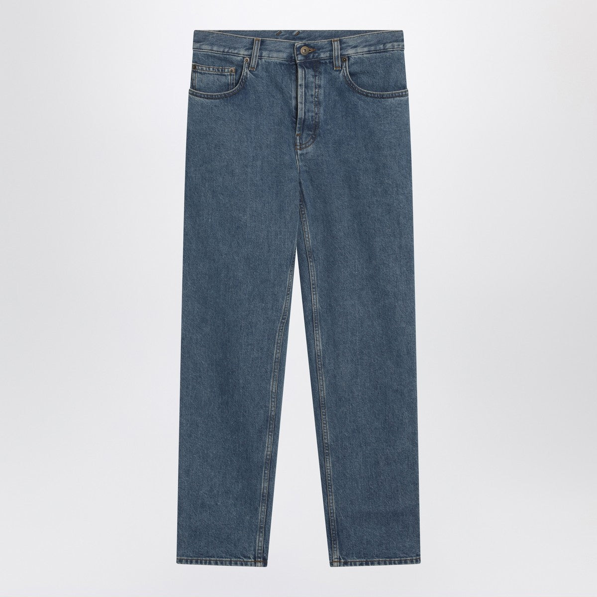 Burberry Medium-blue regular-fit jeans