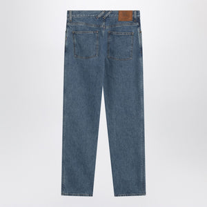 Burberry Medium-blue regular-fit jeans
