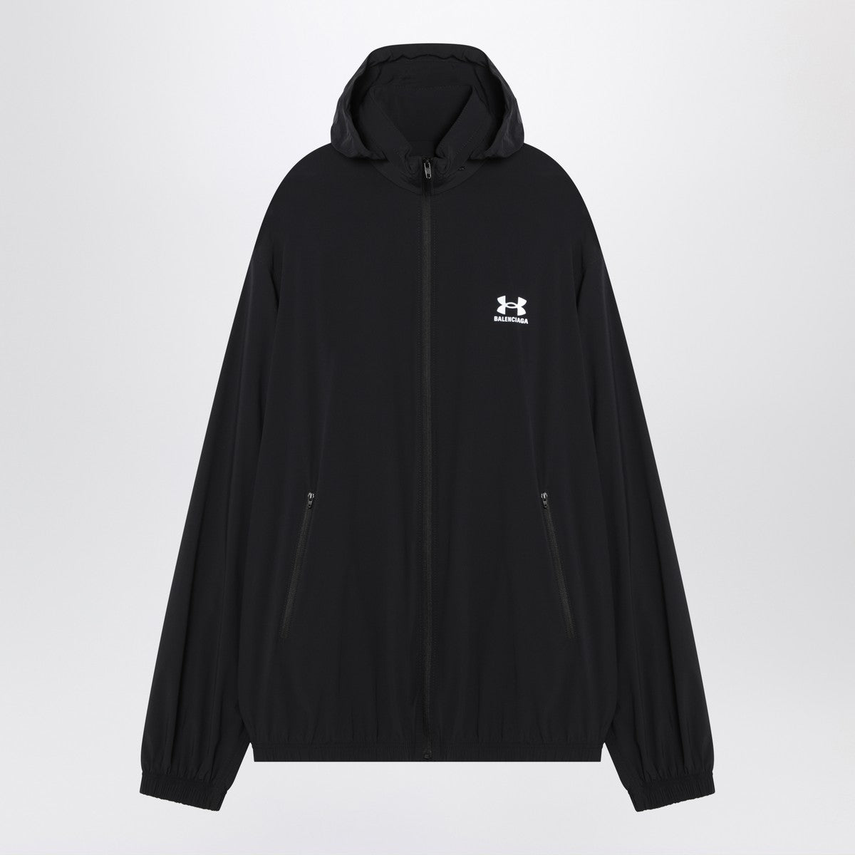 Balenciaga Black Under Armour windbreaker collaboration