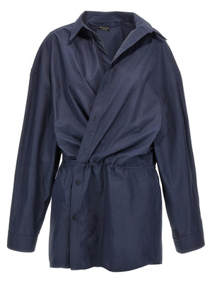 Balenciaga Stile Camicia Mini Dress