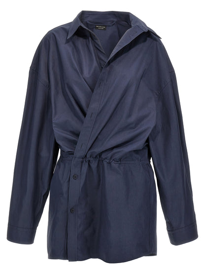Balenciaga Stile Camicia Mini Dress