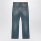 Alexander McQueen Faded blue jeans