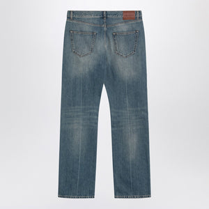 Alexander McQueen Faded blue jeans