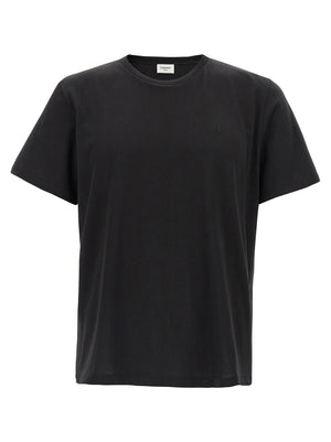 Saint Laurent Cassandre Embroidery T-shirt