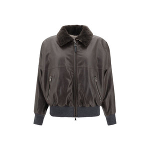 Brunello Cucinelli Leather Jacket