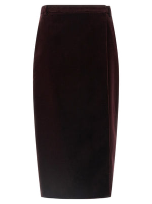Saint Laurent Velvet Skirt