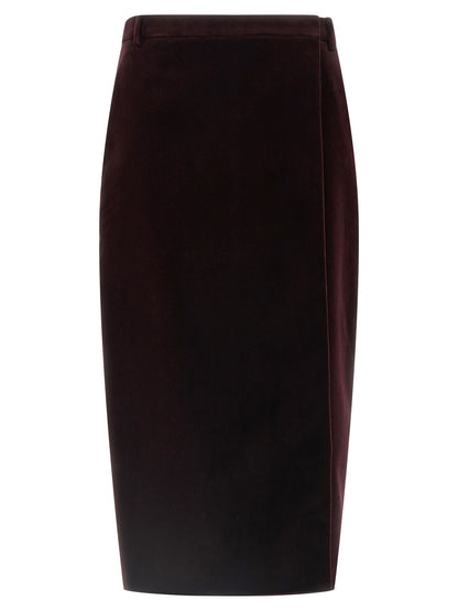 Saint Laurent Velvet Skirt