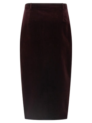 Saint Laurent Velvet Skirt