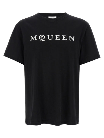 Alexander McQueen Flocked Mcqueen T-shirt
