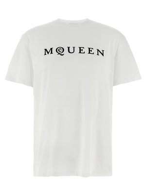Alexander McQueen Flocked Mcqueen T-shirt